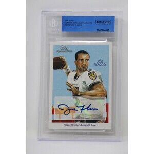 2009 Topps National Chicle Autographs #NCAJF Joe Flacco Beckett Authentic